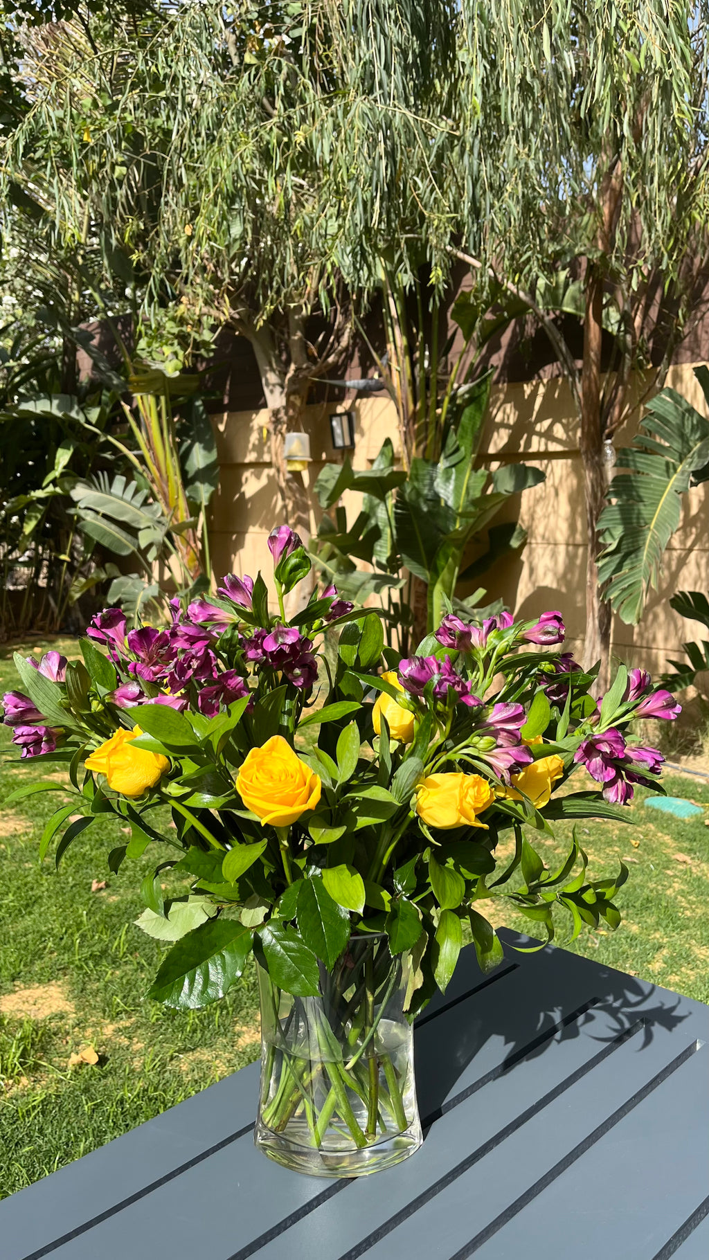 Golden Garden Harmony Vase