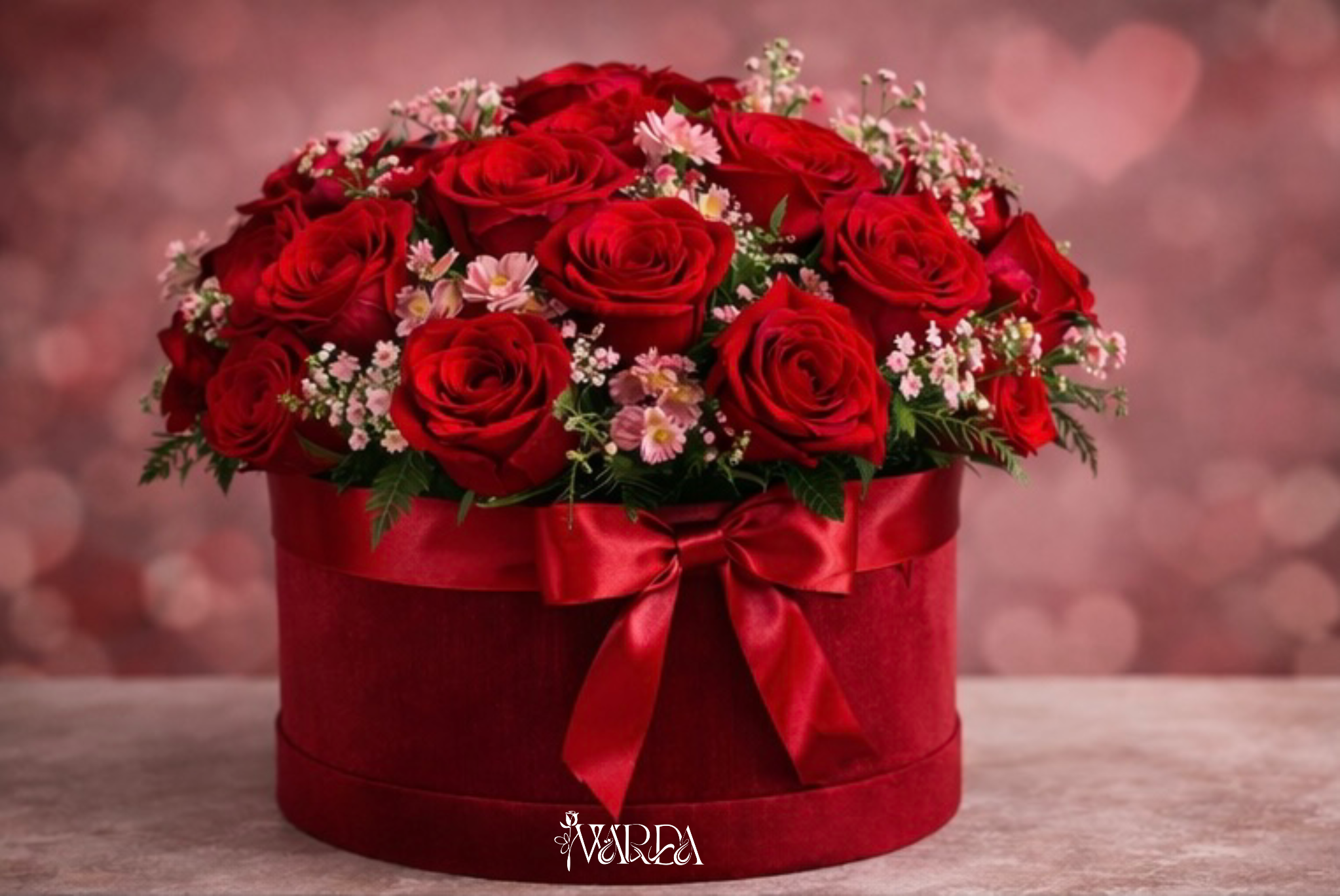 Romantic Round Box Bouquet